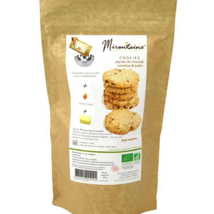 Sale MIRONTAINE Cookies BIO Chocolat - Noisette 280g