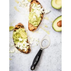 New MICROPLANE Coupe Avocat 3 en 1 Specialty Noir