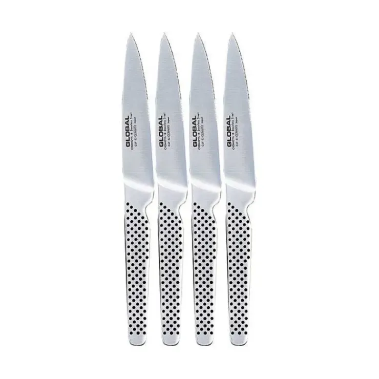 Hot GLOBAL Couteau à Steak 110 mm x4