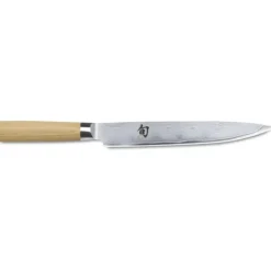 Clearance KAI Couteau à Trancher 23 cm Shun Classic White Damas