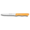 New SABATIER Couteau de Table Cranté 10,5 cm Orange