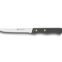 Sale SABATIER Couteau de Table Cranté 10,5 cm Noir