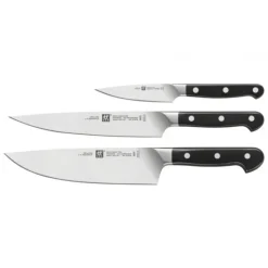 Online ZWILLING Couteau D'office 10 cm, Couteau de Chef 20 cm et Couteau Tranchelard 20 cm PRO