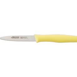 New ARCOS Couteau d'Office Inox 10 cm Jaune Citron NOVA