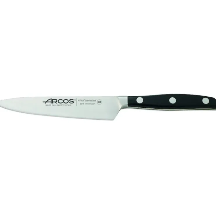 Discount ARCOS Couteau Filet de Sole 17 cm MANHATTAN Noir