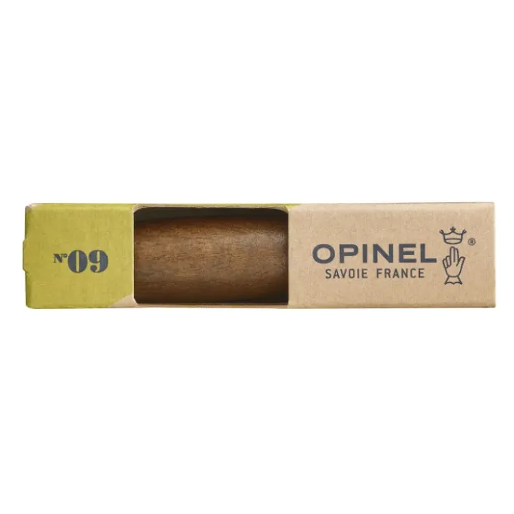 New OPINEL Couteau N°9 avec Manche en Noyer