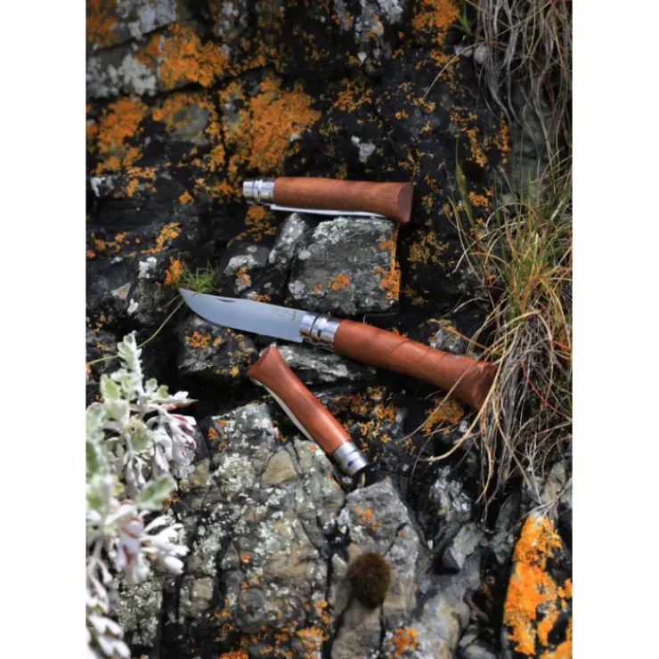 New OPINEL Couteau N°9 avec Manche en Noyer