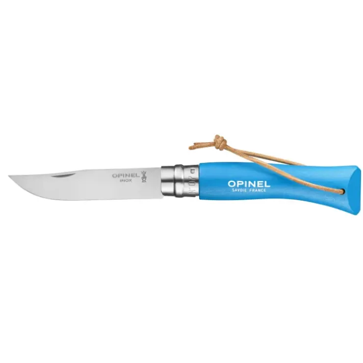 Online OPINEL Couteau N°7 Baroudeur Cyan Colorama