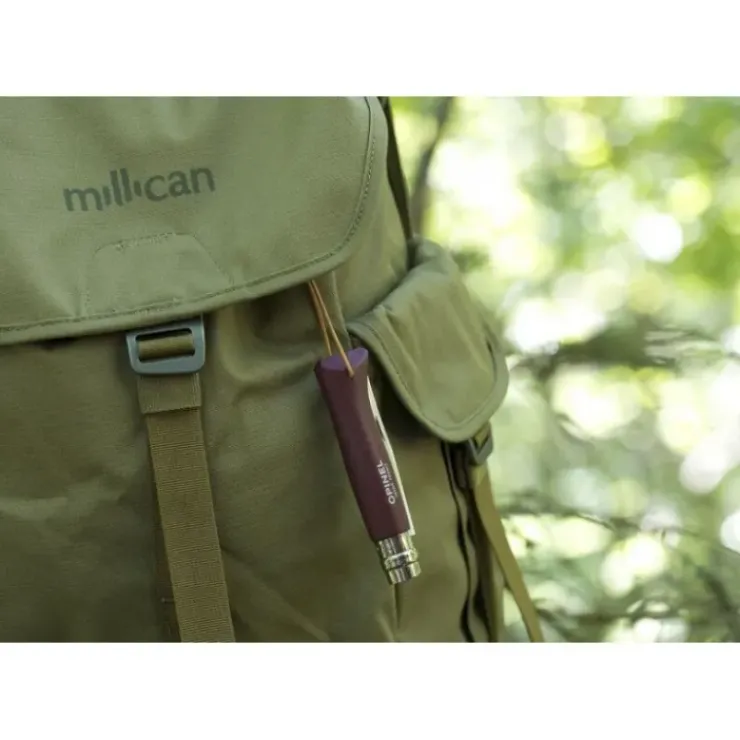 New OPINEL Couteau N°8 Baroudeur Grenat Colorama