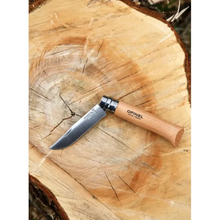 New OPINEL Couteau N°8 Baroudeur Hêtre Colorama