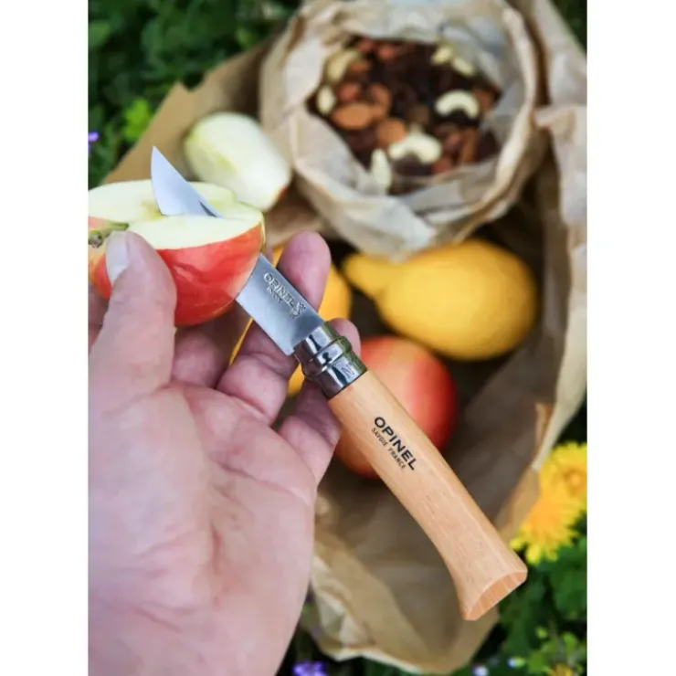 New OPINEL Couteau N°8 Baroudeur Hêtre Colorama