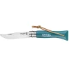 Outlet OPINEL Couteau N°6 Baroudeur Turquoise Colorama
