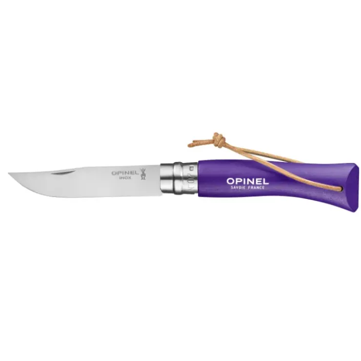 Best OPINEL Couteau N°7 Baroudeur Violet Colorama