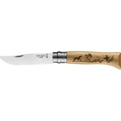 Clearance OPINEL Couteau N°8 Gravure Chien Animalia