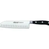 Clearance ARCOS Couteau Santoku alvéolé en inox 18 cm RIVIERA noir