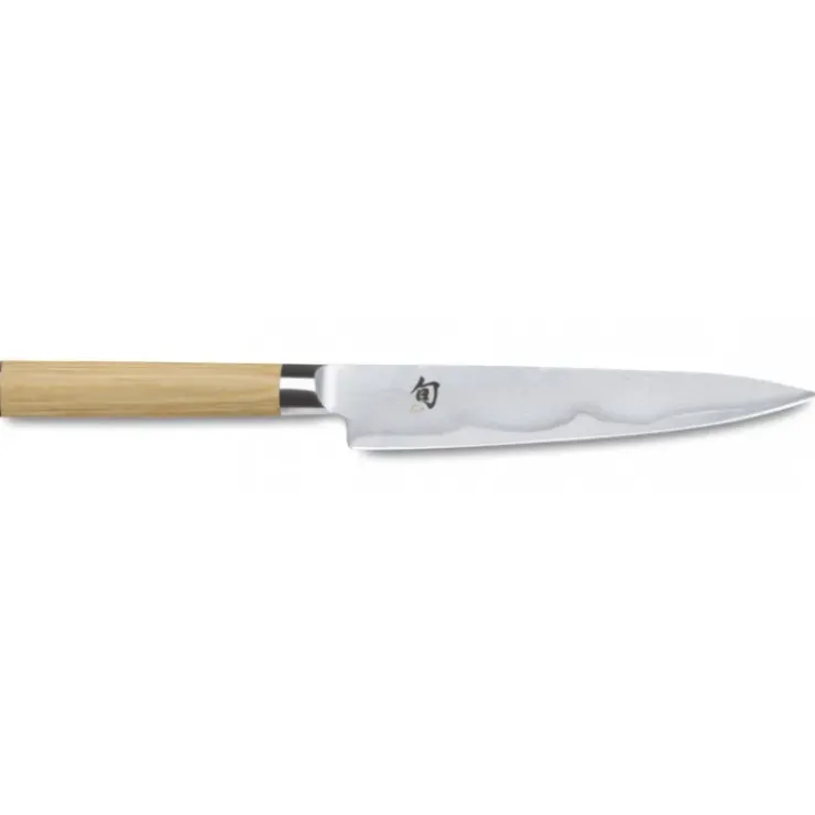 Best KAI Couteau Universel 15 cm Shun Classic White Damas