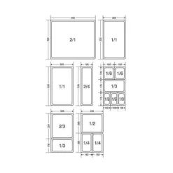 Online BOURGEAT Couvercle Boîte Modulus Gastronorme GN 1/3