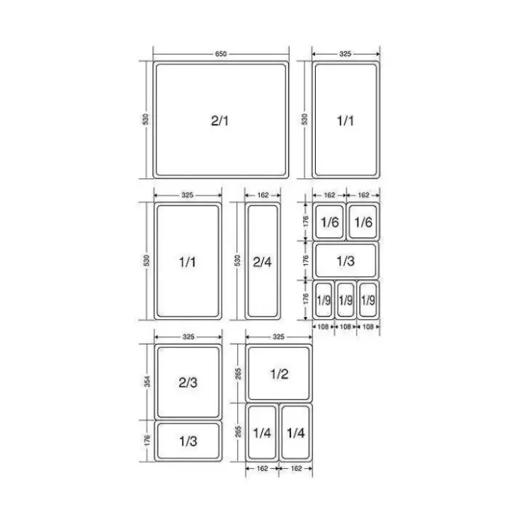 Sale BOURGEAT Couvercle Boîte Modulus Gastronorme GN 1/6