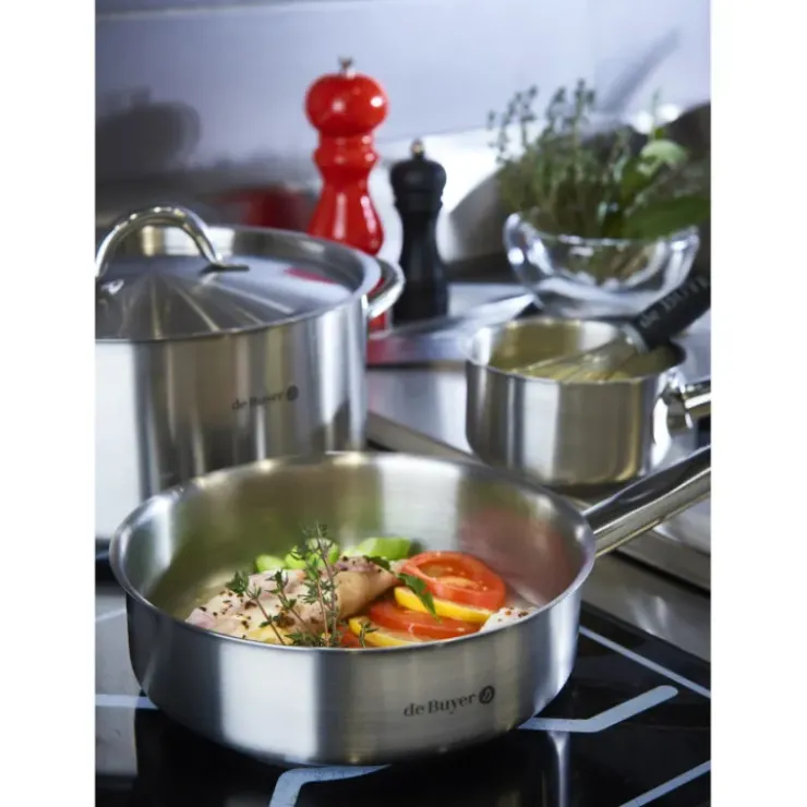 DE BUYER Couvercle Inox Bombé Ø32 cm Prim'Appety