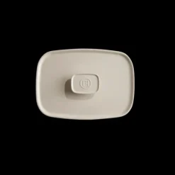 Hot EMILE HENRY Couvercle Rectangulaire en Céramique pour Plat à Four 25 x 18 cm Argile