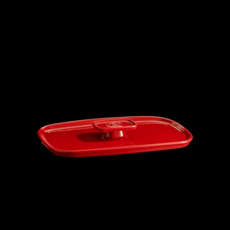 Sale EMILE HENRY Couvercle Rectangulaire en Céramique pour Plat à Four 25 x 18 cm Grand Cru