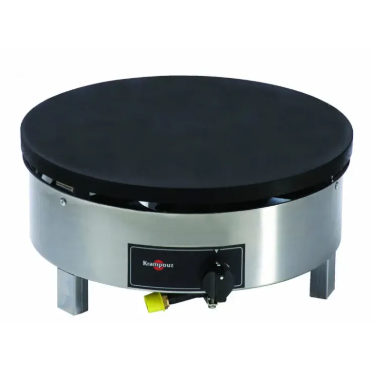 New KRAMPOUZ Crêpière à Gaz Professionnelle Ø40 cm