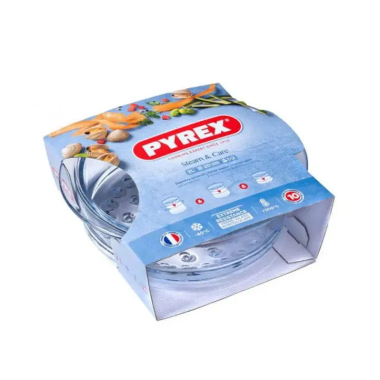 Online PYREX Cuit Vapeur en Verre 20 cm 2 L Classic