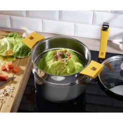 Online CRISTEL Cuit Vapeur Universel Mutine Ø 24 cm Manche Amovible Inox