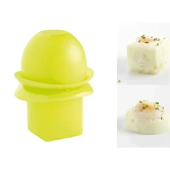 New MASTRAD Cuit-oeuf rond/carré micro-ondes Vert