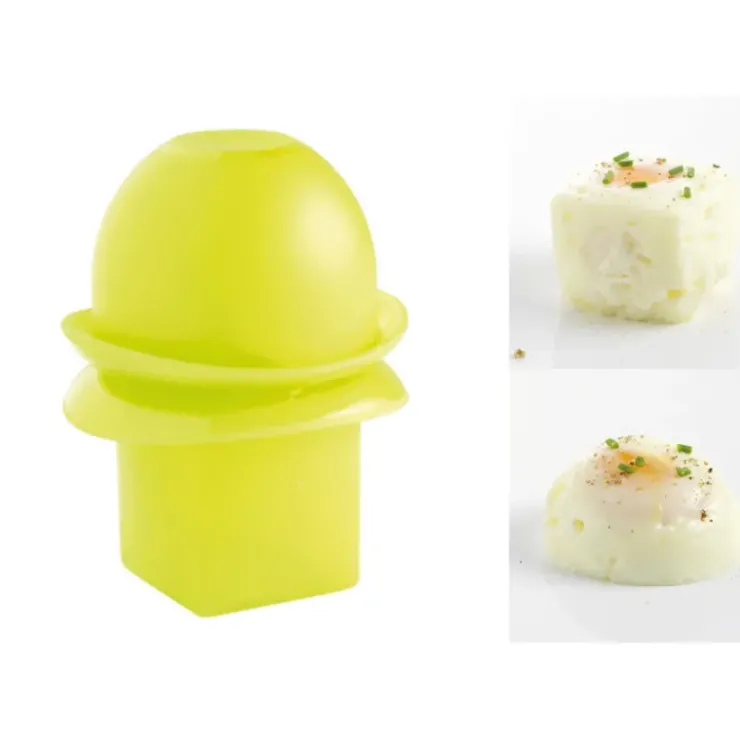 New MASTRAD Cuit-oeuf rond/carré micro-ondes Vert