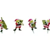Clearance CUISINEADDICT Décor Pères Noël musiciens 4 modèles assortis x48
