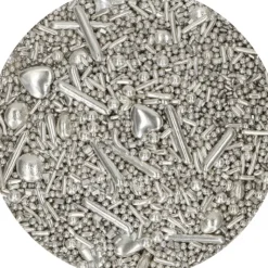 Discount FUNCAKES Décoration en Sucre Mélange Argenté 65 g