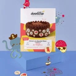 Sale VALRHONA Décors Chocolat Blanc Pirate 24 pièces Chocolatree