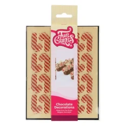 Discount FUNCAKES Décors Chocolat Blanc Sucre d'Orge (x24)