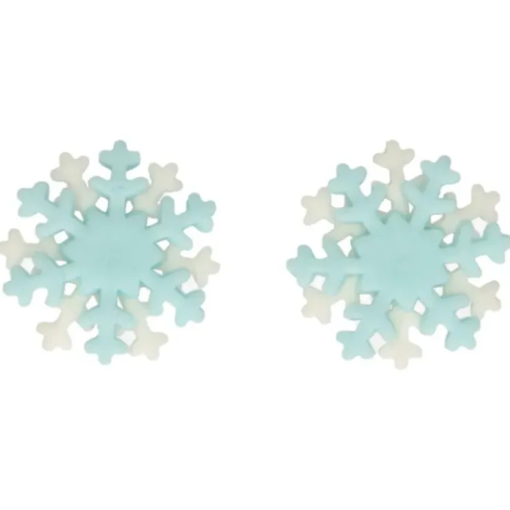 Best FUNCAKES Décors en Pâte à Sucre Flocons de Neige (x12)
