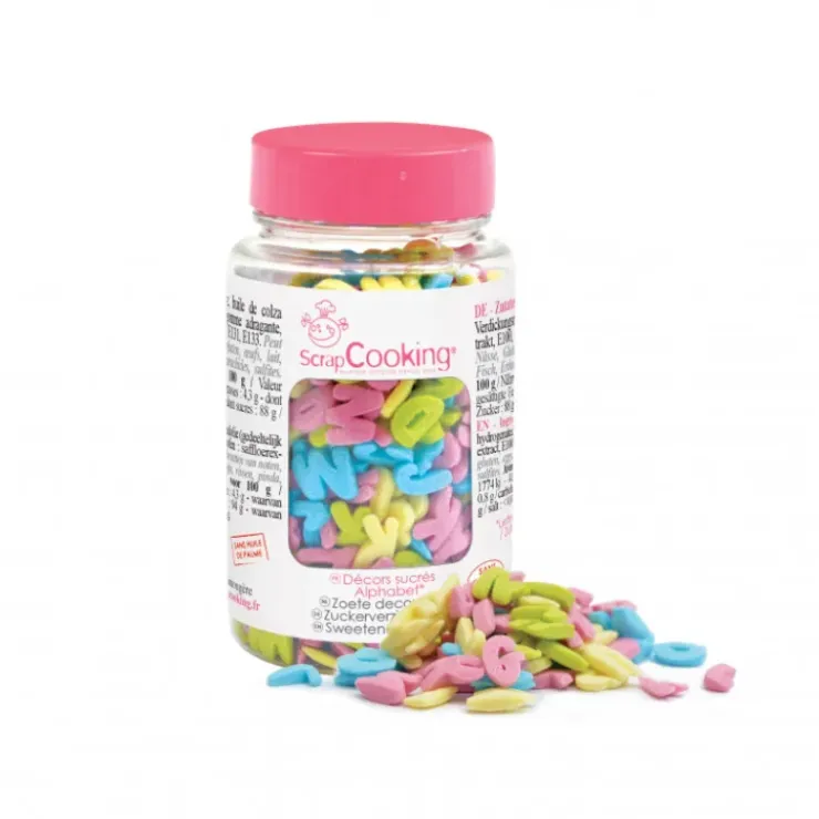 Best SCRAPCOOKING Décors en sucre Alphabet 55g