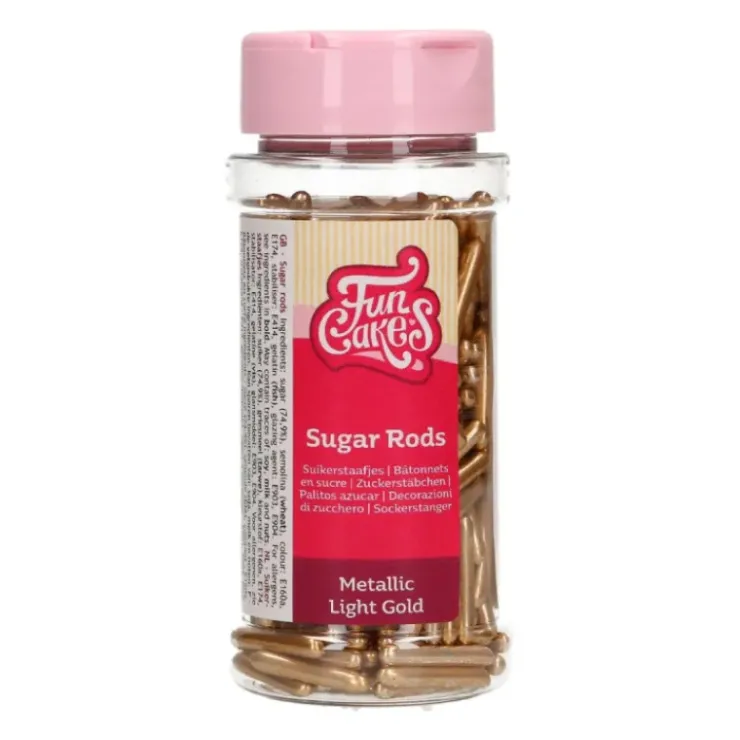 Online FUNCAKES Décors en Sucre Bâtonnets Bronze 70 g