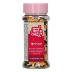 Sale FUNCAKES Décors en Sucre Halloween (Fantômes, Citrouilles, Chauves-souris) 55g