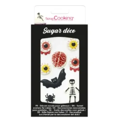 SCRAPCOOKING Décors en Sucre Horreur x8