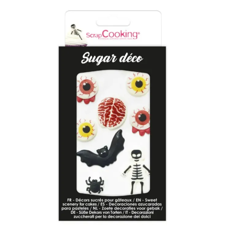 SCRAPCOOKING Décors en Sucre Horreur x8