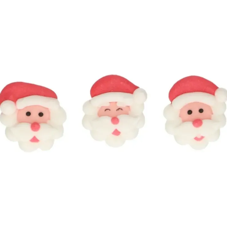 Discount FUNCAKES Décors en Sucre Père Noël (x8)