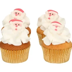 Discount FUNCAKES Décors en Sucre Père Noël (x8)