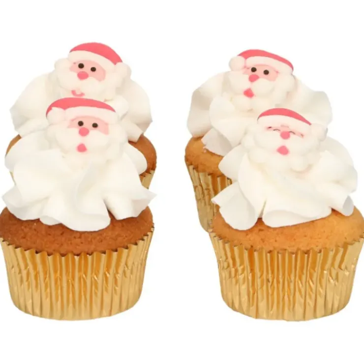 Discount FUNCAKES Décors en Sucre Père Noël (x8)