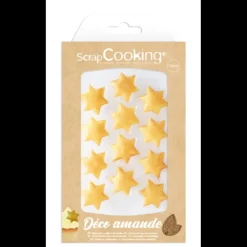 Sale SCRAPCOOKING Décors Pâte d'Amande Etoiles Dorées (x6)