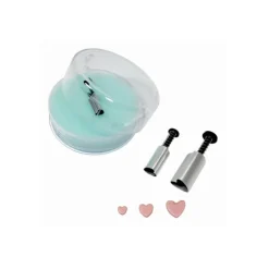 Hot PME Découpoir Coeur à Piston (x3)