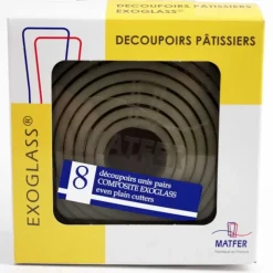 Outlet MATFER Découpoirs ronds unis pairs Exoglass (Boîte de 8)