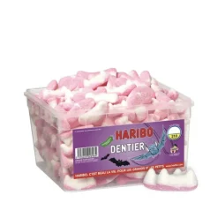 New HARIBO Dentiers Tutti Fruti x 210 - Boîte Bonbon
