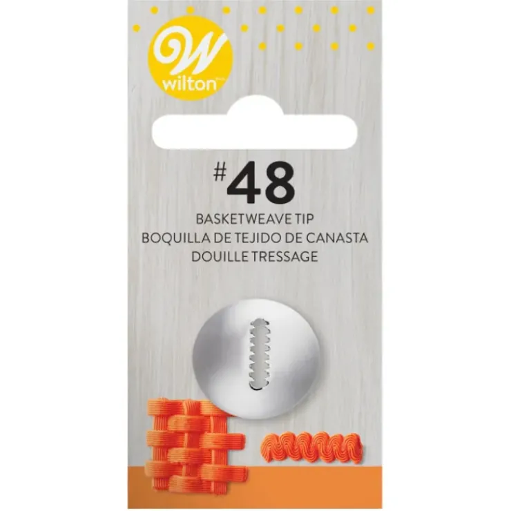 WILTON Douille pâtissière effet tressé (n°48) Inox