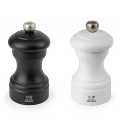 Clearance PEUGEOT Duo Moulin à Poivre et à Sel Bistro 10 cm Noir et Blanc