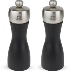 Sale PEUGEOT Duo Moulin à Poivre et à Sel Fidji 15 cm Noir-Inox